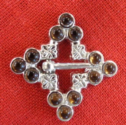 Ring Brooch with Twelve Stones - Image 3
