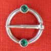 Ring Brooch with Two Stones - Image 7