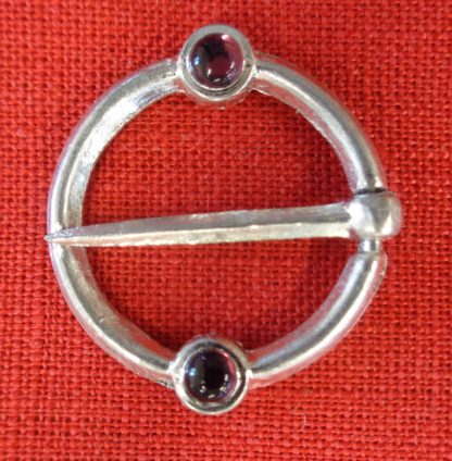 Ring Brooch with Two Stones - Image 8