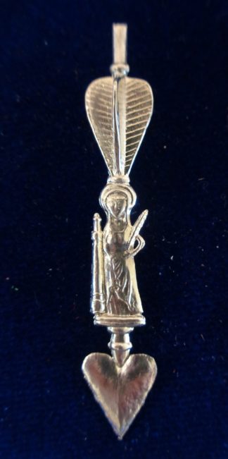 St. Barbara with a Gun Arrow Badge