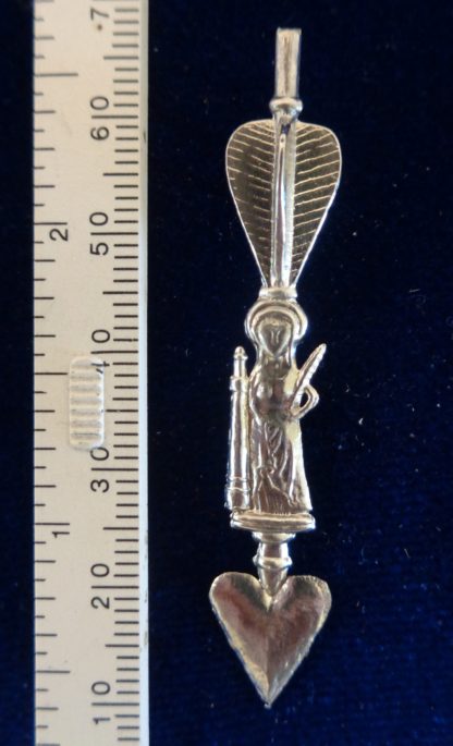 St. Barbara with a Gun Arrow Badge - Image 2
