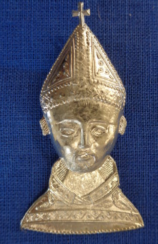Head of St. Thomas Becket Brooch