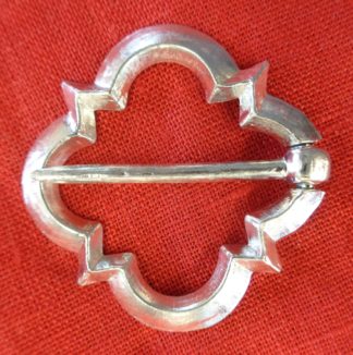Quadrilobed Ring Brooch