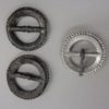 Round shoe buckle with original example