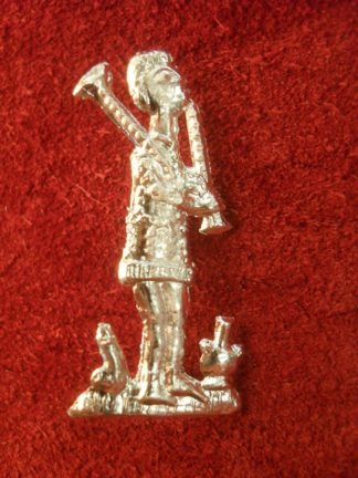 Blow This! Brooch  (Naughty Bagpipe Player)