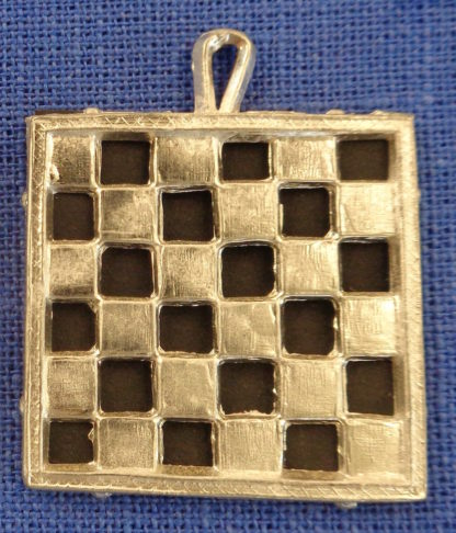 Chessboard or Checkerboard Pendant - Image 2