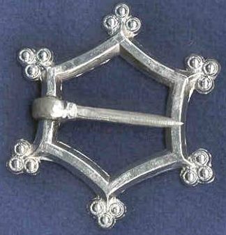 Hexagonal Ring Brooch