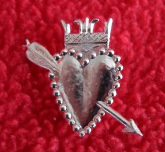 Pierced Heart Brooch