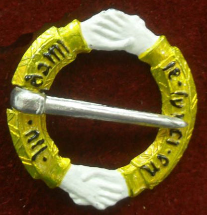 Fede Ring Brooch - Image 2