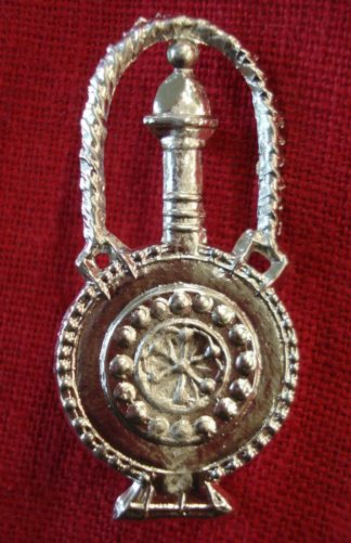 Field Flask Brooch