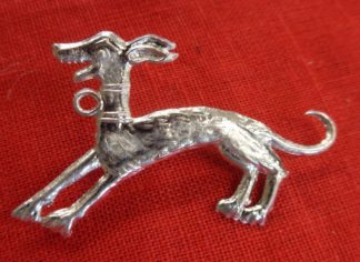 Greyhound Brooch