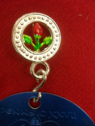 Rosebus charm holder, painted
