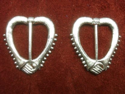 Heart and Hand Ring Brooch