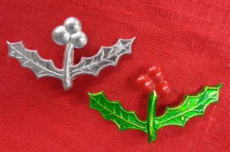 Holly Sprig Brooch