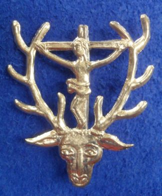 St. Hubert Brooch (Stag)