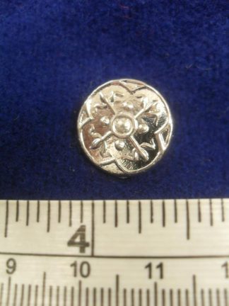 Medium Button with Tiny Fleurs