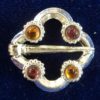 Small Quatrefoil Ring Brooch - Image 6