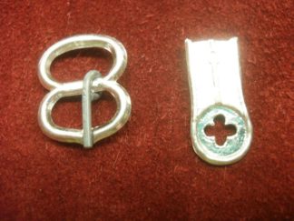 Shoe or Garter Buckle / Small Chape with Open Quatrefoil