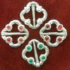 Small Quatrefoil Ring Brooch