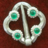 Small Quatrefoil Ring Brooch - Image 2