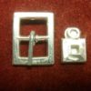 Square Shoe Buckle / Small Square Chape