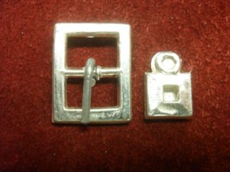 Square Shoe Buckle / Small Square Chape