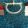 teal/black acanthus fabric