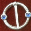 Ring Brooch with Two Stones - Image 2