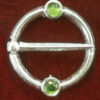 Ring Brooch with Two Stones - Image 3