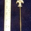 Fleur de Lis veil pin with scale