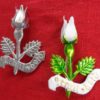 3-D Rose Brooch