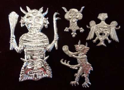 The devil brooches