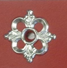 Open Quatrefoil Eyelet or Stud