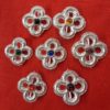Large Quatrefoil Brooch with Stone - Image 7