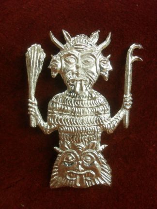 Devil with Three Faces Brooch