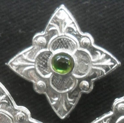 Diamond Brooch with Stone - Image 5