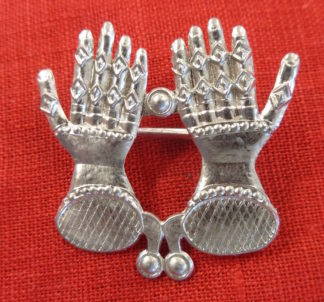 Gauntlets Brooch