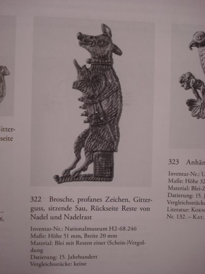 Spinning Sow Brooch - Image 4