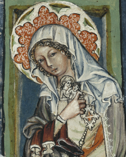 St. Hedwig, from the 1353 manuscript of her life at the Getty Museum (Ms. Ludwig XI 7)