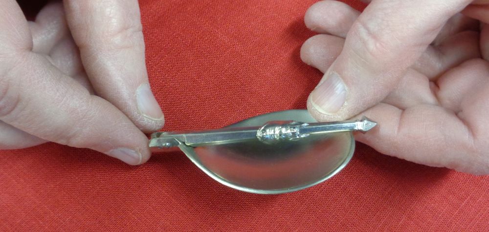 Spoon entirely folded