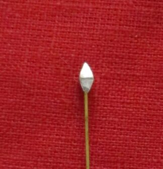 Diamond headed pin