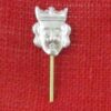 King's head veil pin - head