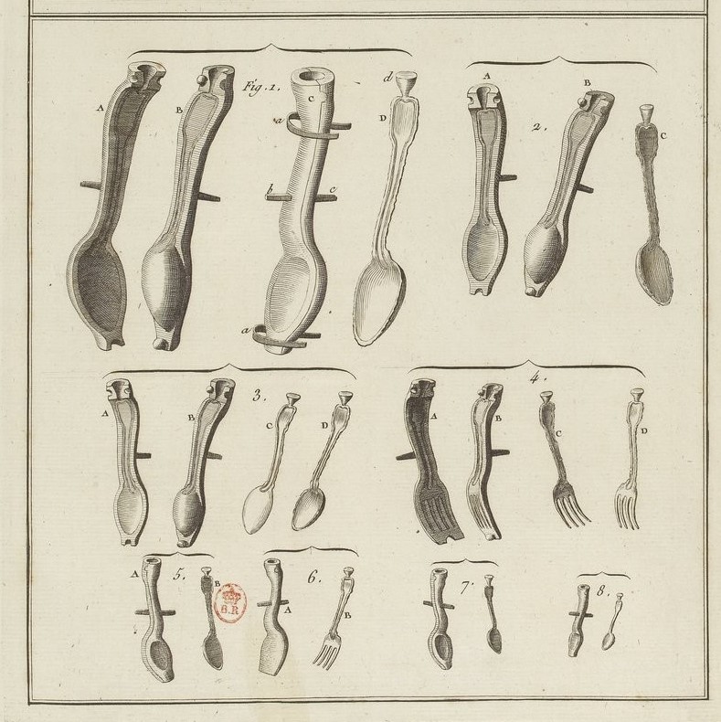 Spoon molds from Salmon's 
