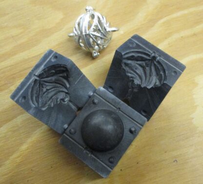 Three part pomander mold