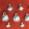 examples of the three sizes of dress accessory bell we offer