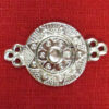Interlocking clasp with stone - clear