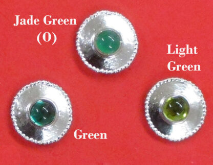three green stones compared