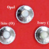 three white stones compared