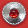 button with red stone