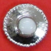 button with white stone